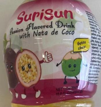 Fotografie - Passion Flavored Drink with Nata de Coco SuriSun
