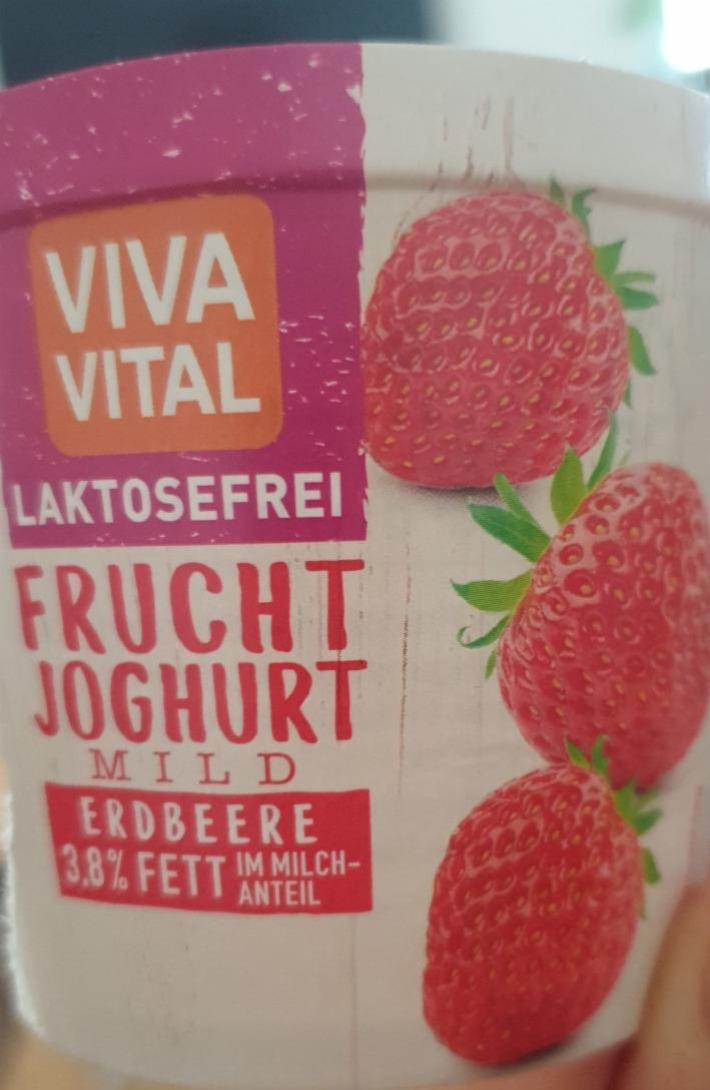 Fotografie - Fruchtjoghurt Mild Erdbeere laktosefrei Viva Vital