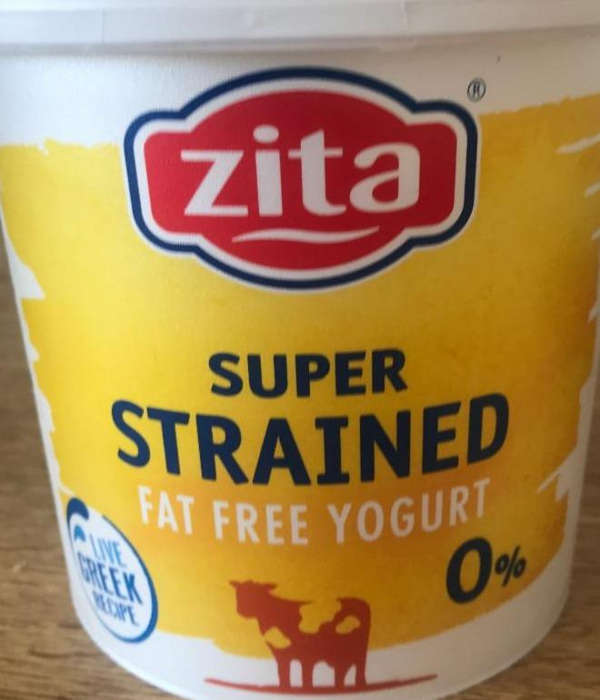 Fotografie - Super Strained fat free yogurt Zita