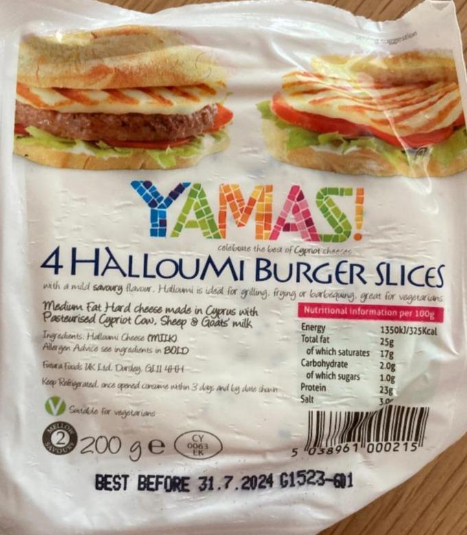 Fotografie - Halloumi Burger Slices Yamas!