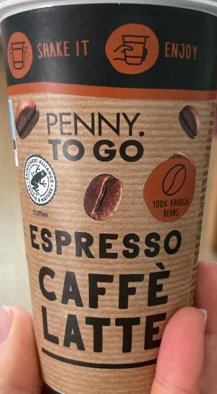 Fotografie - Espresso Caffé Latte Penny. To go