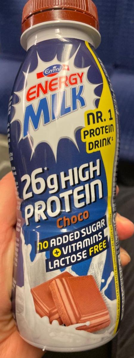 Fotografie - Energy Milk 26g High Protein Choco Emmi