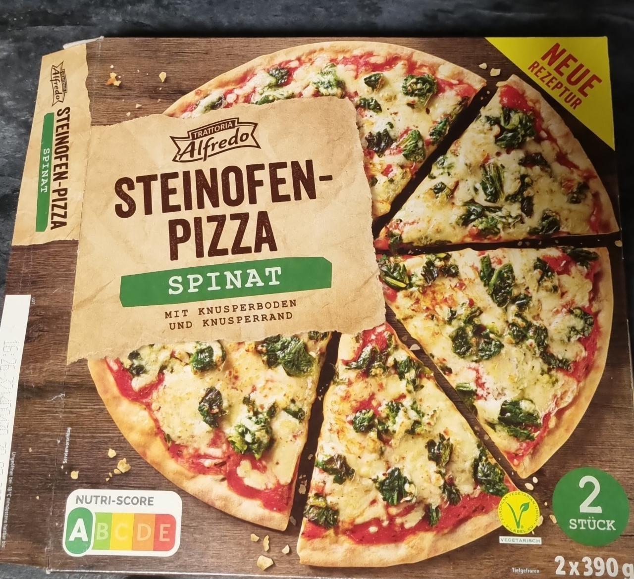 Fotografie - Steinoffeen Pizza Spinat Trattoria Alfredo
