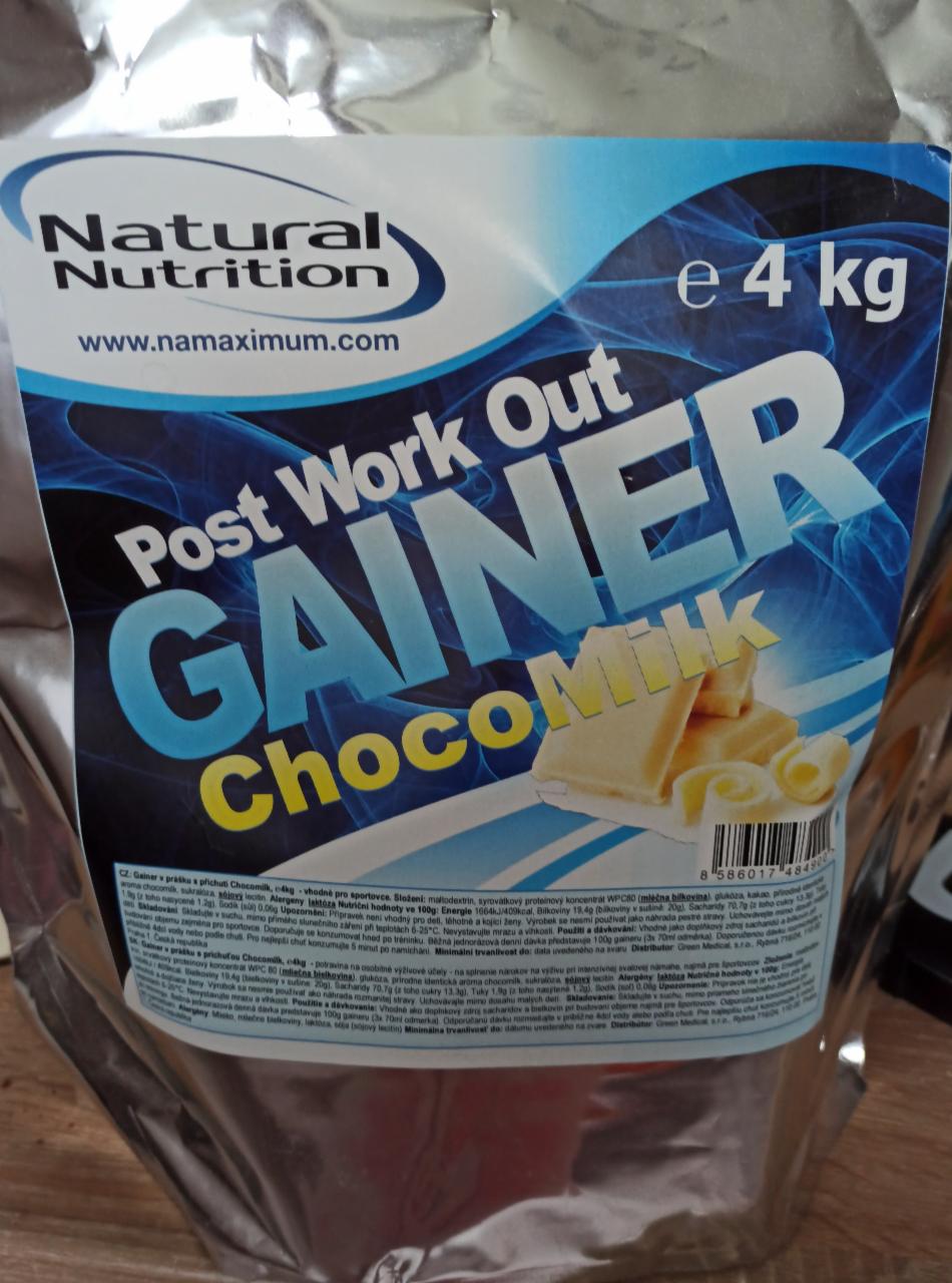 Fotografie - Post Work Out Gainer ChocoMilk Natural Nutrition