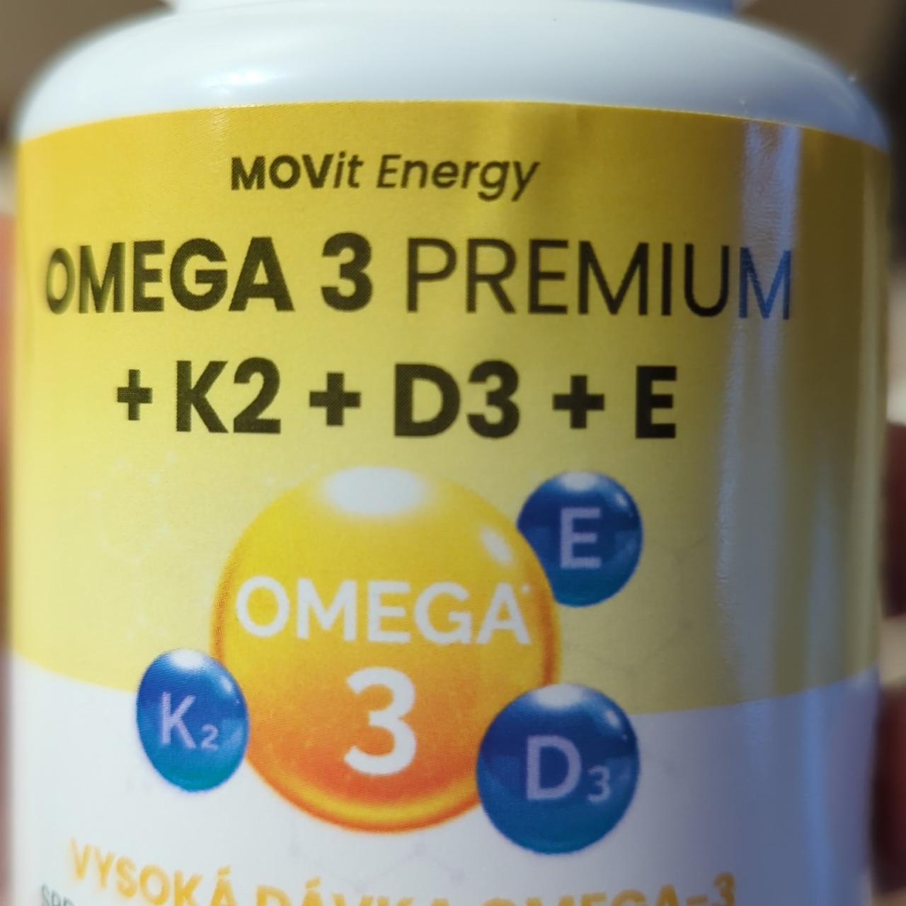 Fotografie - Omega 3 premium + K2 + D3 + E MOVit Energy
