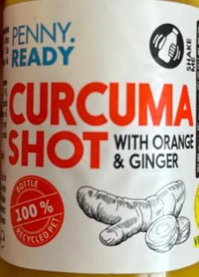 Fotografie - Curcuma shot with Orange & Ginger Penny ready