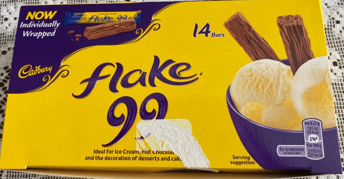 Fotografie - Flake 99 Chocolate 14 Mini Bars Cadbury