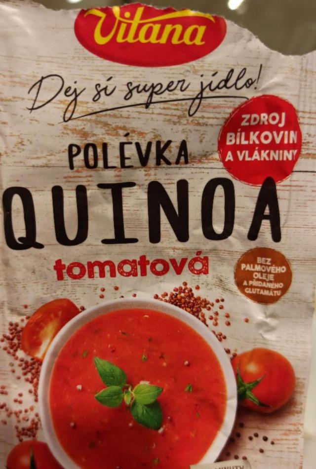 Fotografie - polévka quinoa tomatová 