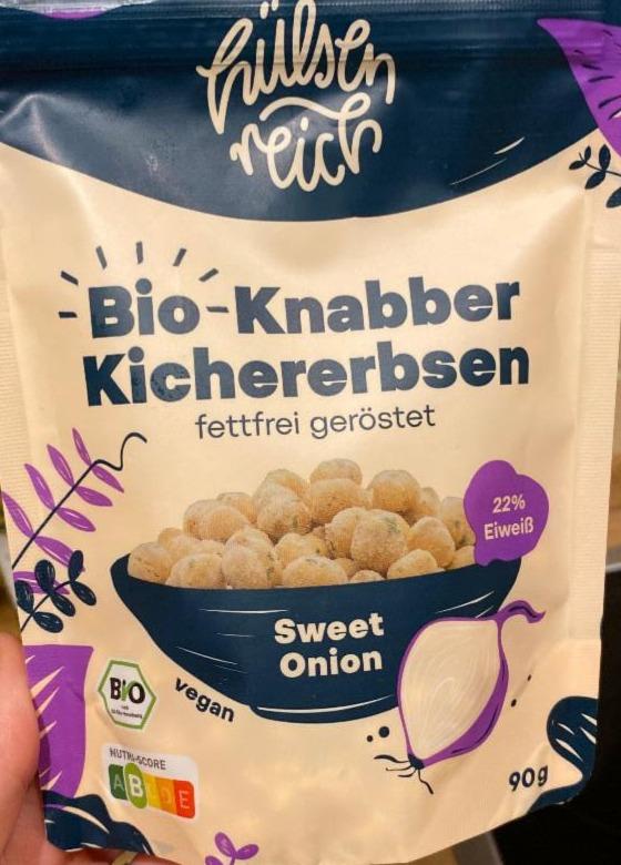 Fotografie - Bio Knabber-Kichererbsen Sweet Onion Hülsenreich