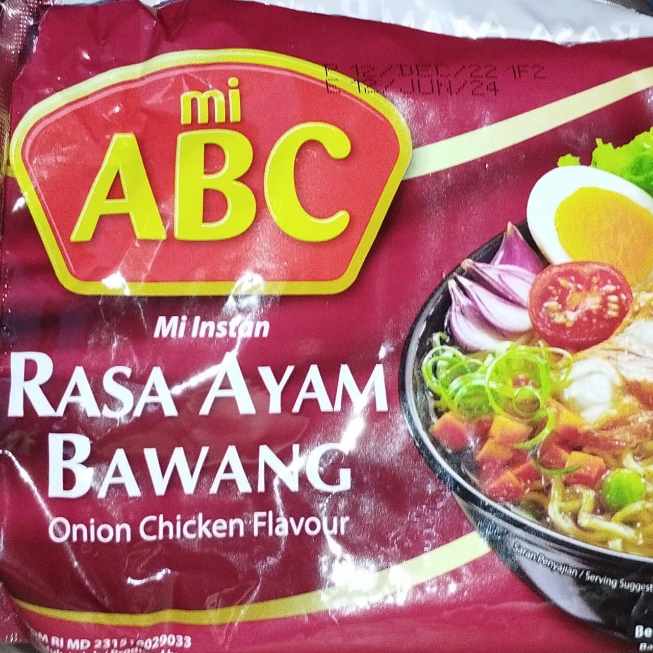 Fotografie - Rasa Ayam Bawang onion chicken flavour Mi ABC