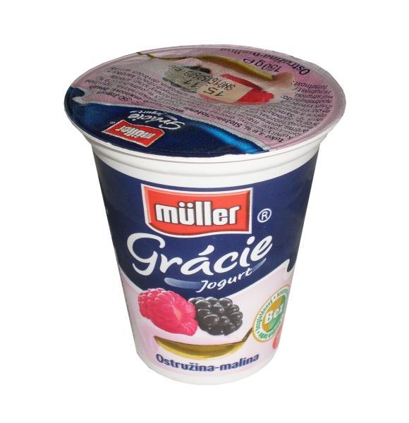 Fotografie - Müller jogurt Gracie ostružina malina
