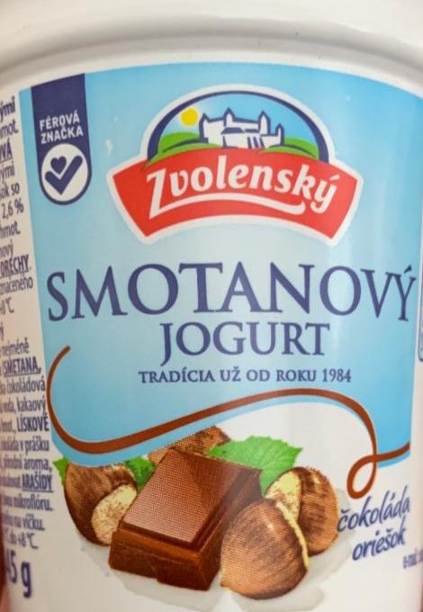 Fotografie - Zvolenský smetanový jogurt čokoláda oříšek