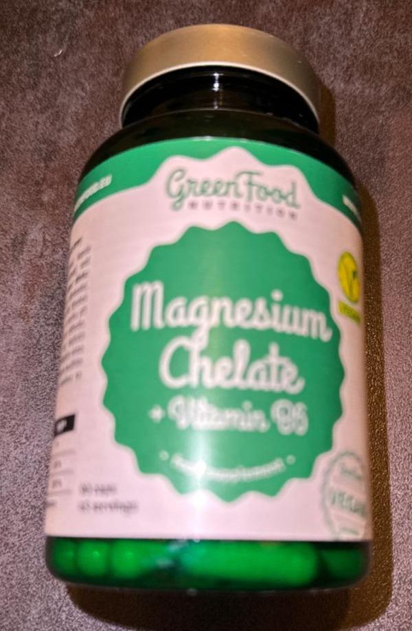 Fotografie - Magnesium Chelate + Vitamin B6 GreenFood Nutrition