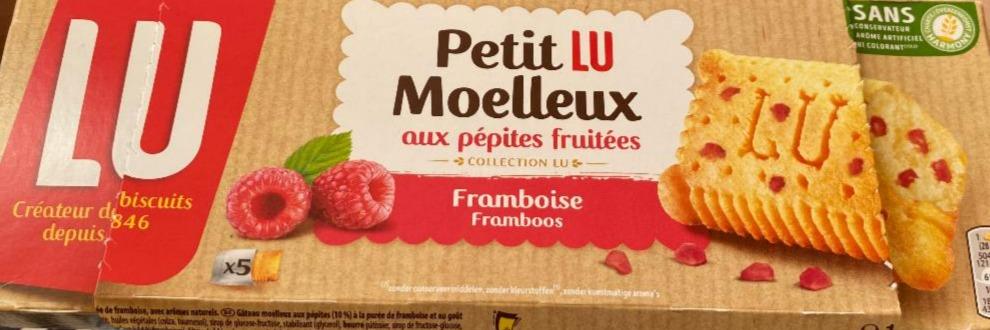 Fotografie - Petit LU Moelleux aux pépites fruitées Framboise LU