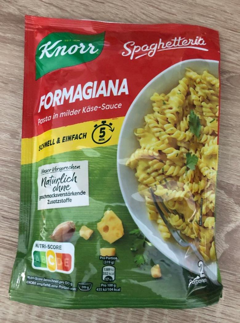 Fotografie - Formagiana pasta in milder käse sauce Knorr