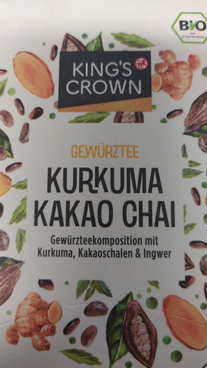 Fotografie - Bio Gewürztee Kurkuma-Kakao-Chai King's Crown
