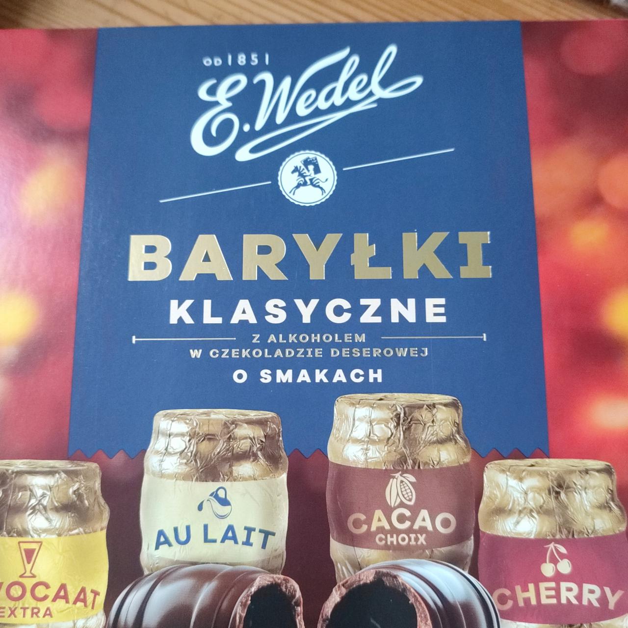 Fotografie - Baryłki z alkoholem w czekoladzie deserowej E. Wedel