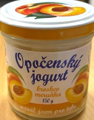 Fotografie - Opočenský jogurt broskev meruňka