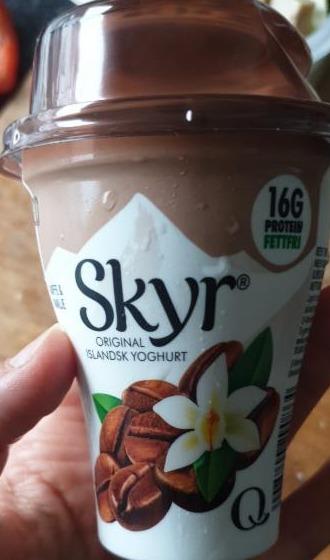 Fotografie - Skyr original islandsk yoghurt kaffe & vanilje