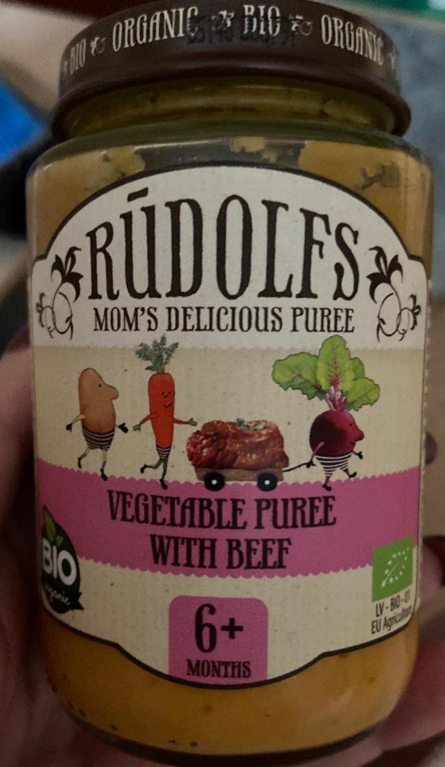 Fotografie - Bio Vegetable puree with beef Rūdolfs
