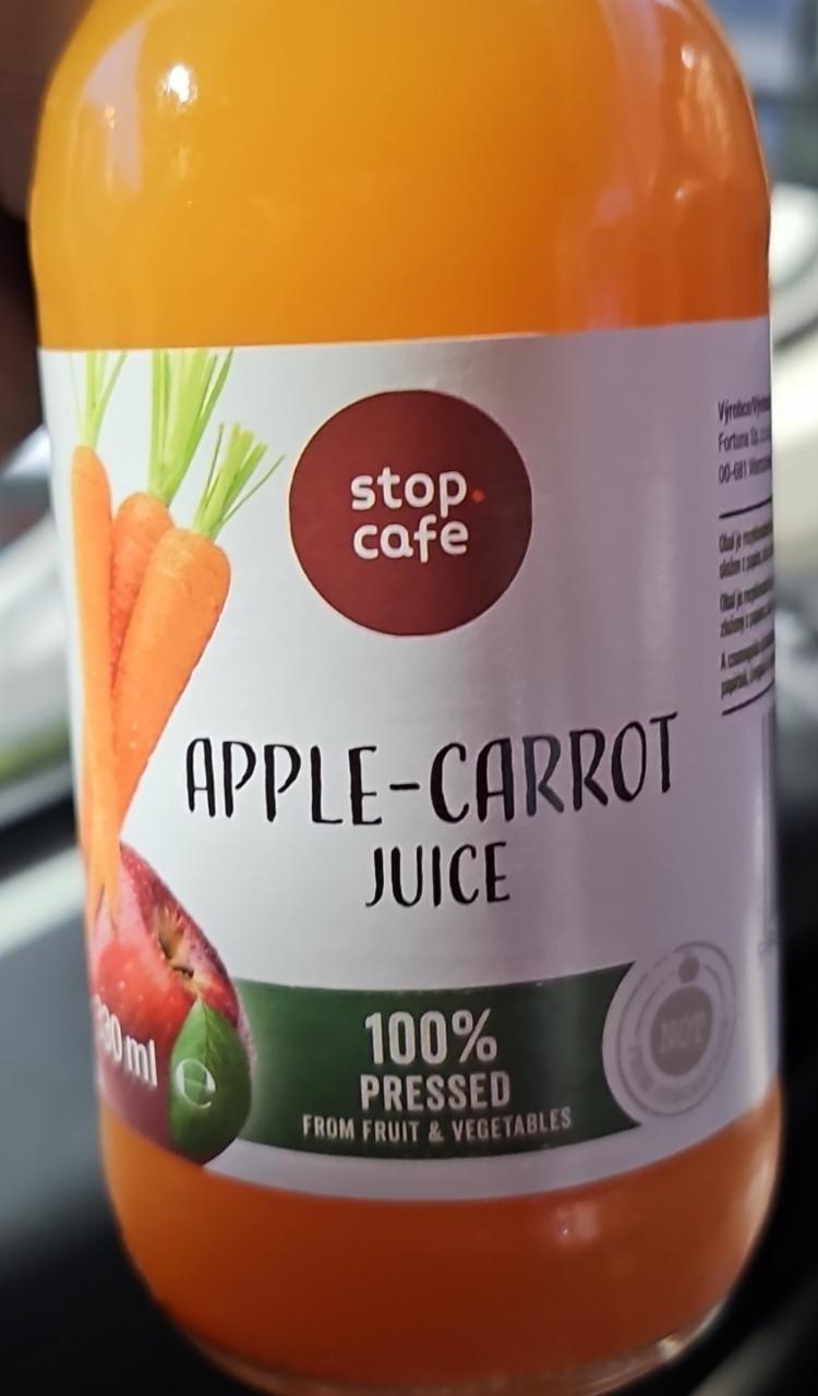 Fotografie - Apple-Carrot Juice 100% pressed Stop Cafe