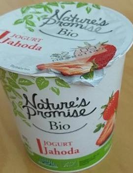 Fotografie - Bio jogurt jahoda Nature's Promise