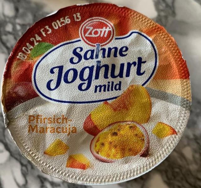 Fotografie - Sahne Joghurt mild Balance Pfirsich Maracuja Sahne Zott