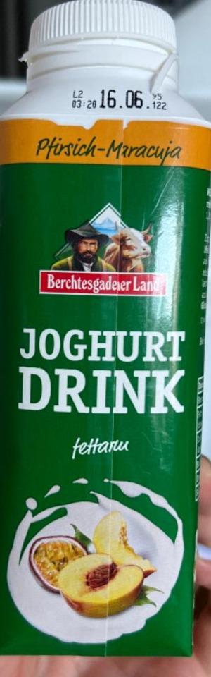Fotografie - Joghurt drink pfirsich maracuja Berchtesgadener Land