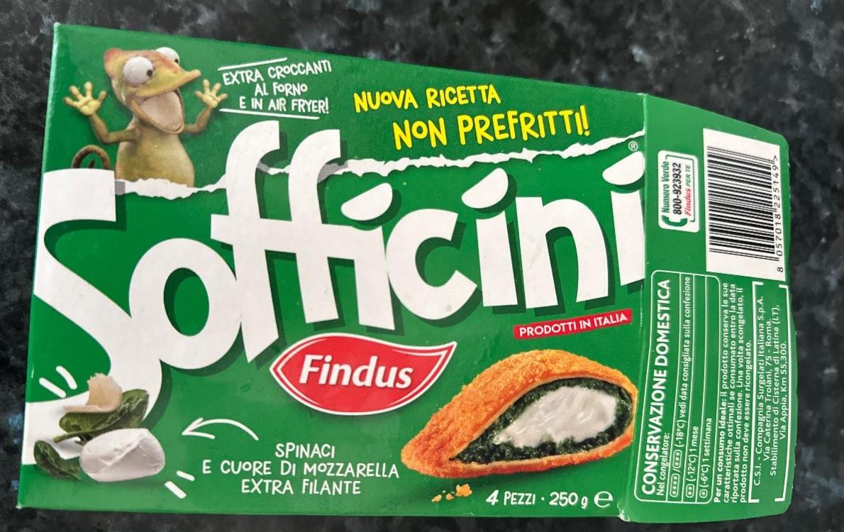 Fotografie - Sofficini spinaci e cuore di mozzarella extra filante Findus