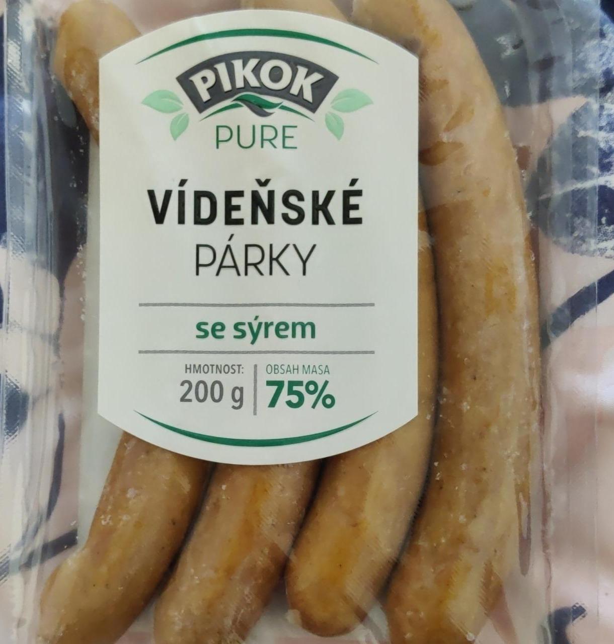 Fotografie - Vídeňské párky se sýrem Pikok Pure