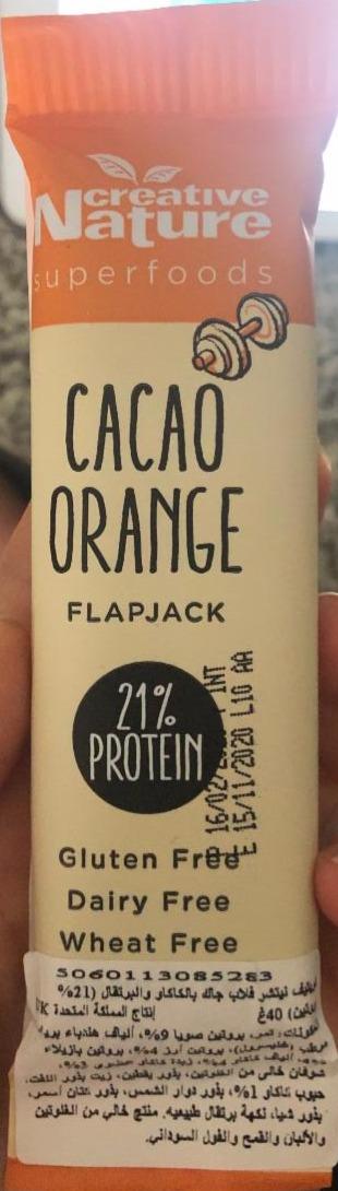 Fotografie - cacao orange flapjack 21% protein