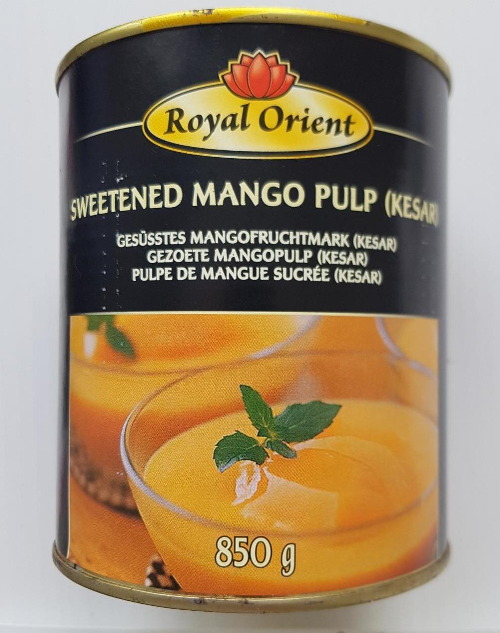 Fotografie - Sweetened Mango Pulp (Kesar) Royal Orient