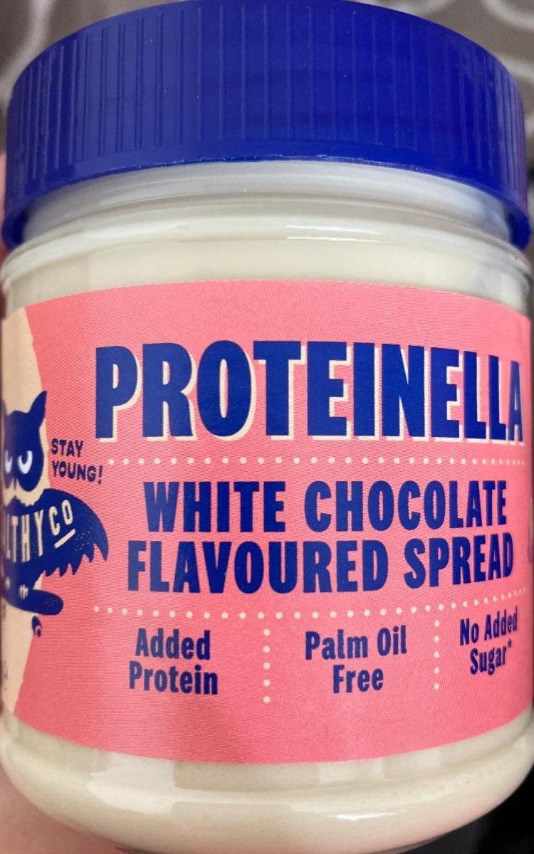 Fotografie - Proteinella white chocolate flavoured spread HealthyCo