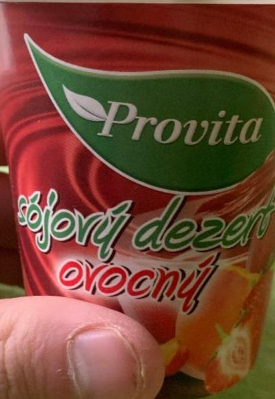 Fotografie - Sojový dezert ovocný jahoda Provita