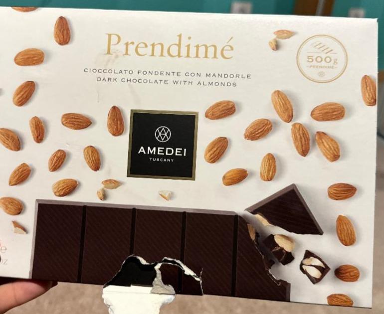 Fotografie - Prendimé Dark Chocolate with Almonds Amedei