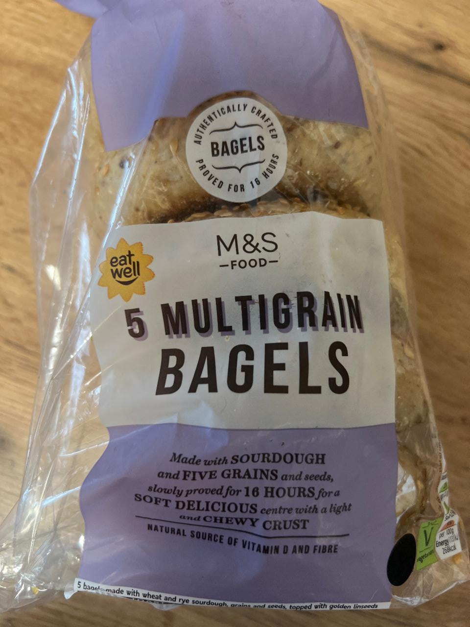 Fotografie - 5 Multigrain Bagels M&S Food