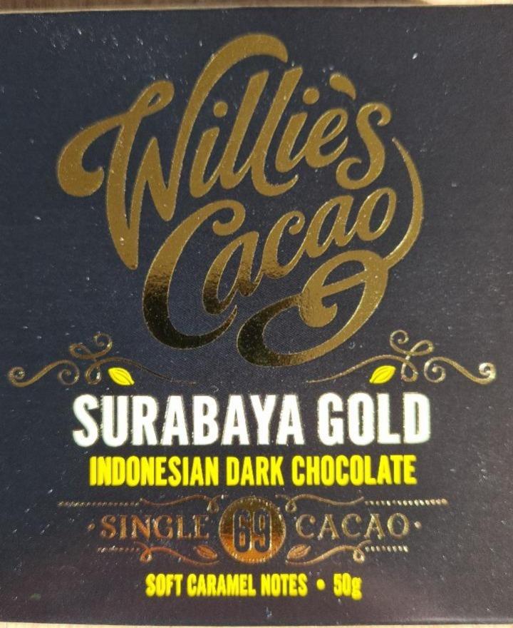 Fotografie - Surabaya Gold Indonesian Dark Chocolate 69% cacao Willie's Cacao