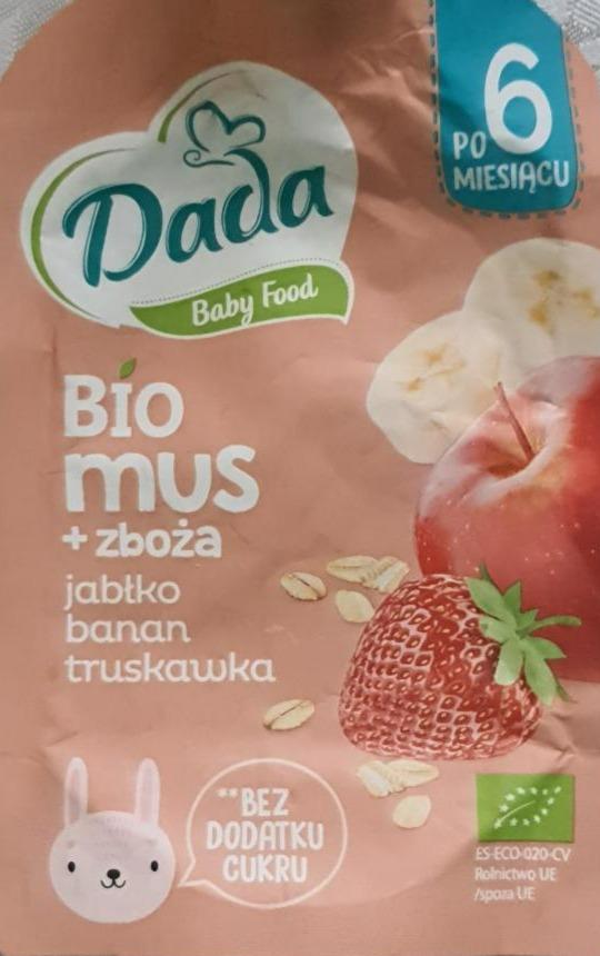 Fotografie - Bio mus + zboża jablko banan truskawka Dada
