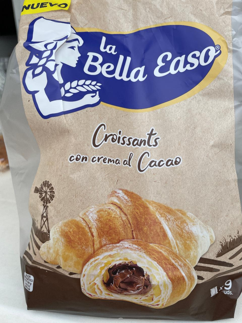 Fotografie - Croissants con crema al Cacao La Bella Easo