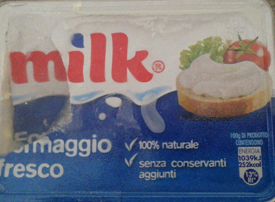 Fotografie - Formaggio fresco Milk