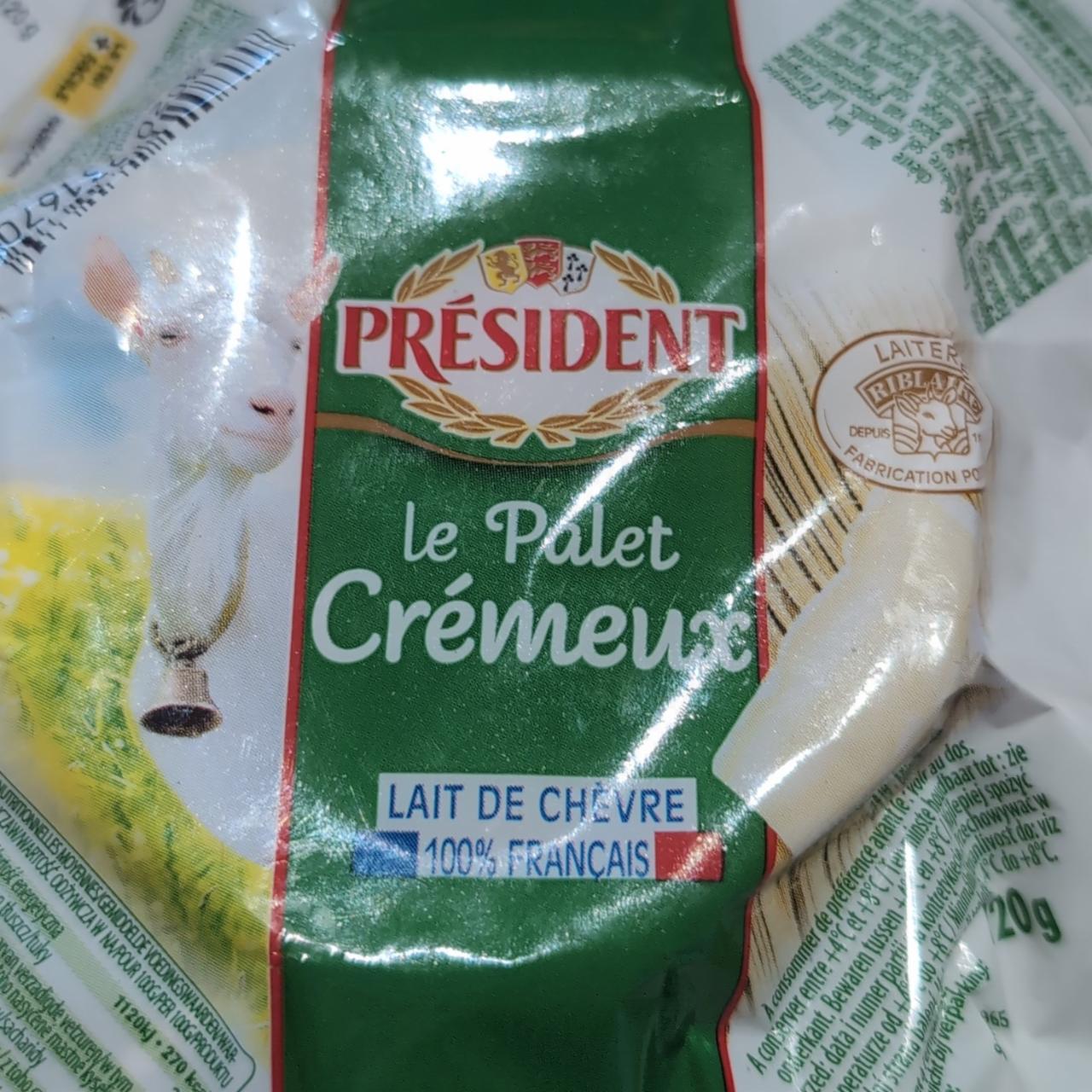 Fotografie - Le Palet Crémeux lait de chèvre Président