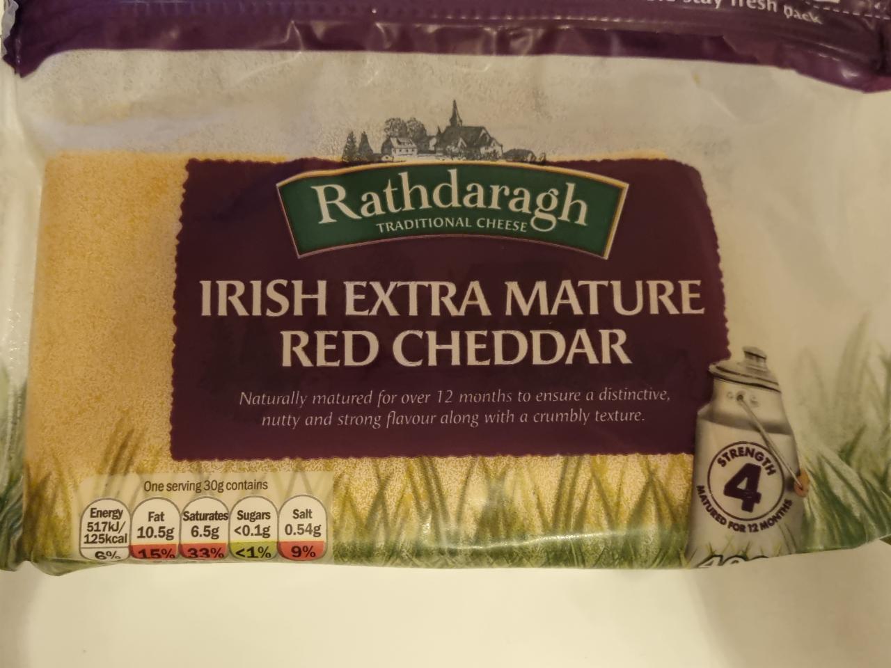 Fotografie - Irish Extra Mature Red Cheddar Rathdaragh