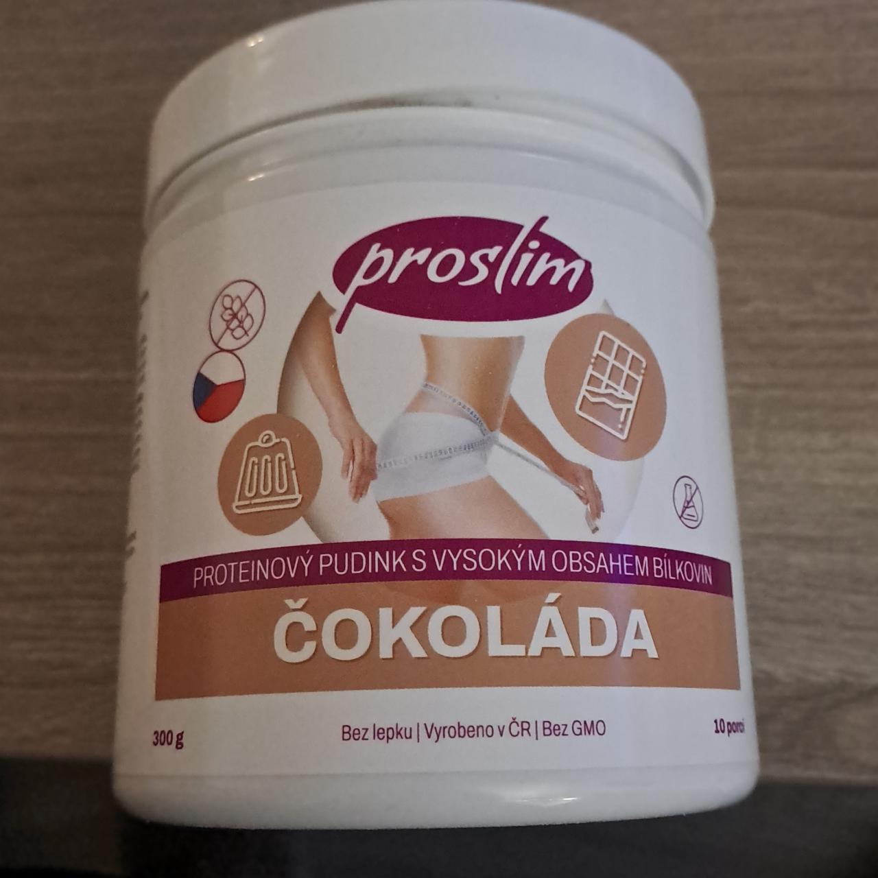 Fotografie - proteinový pudink s vysokým obsahem bílkovin-ČOKOLÁDA Proslim