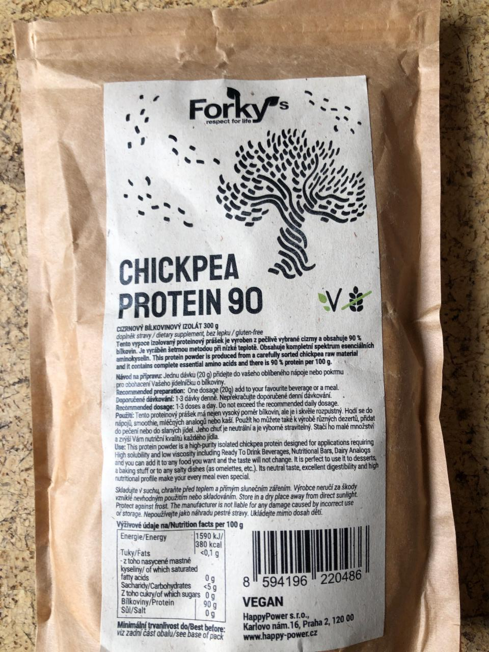 Fotografie - Chickpea protein 90 Forky's