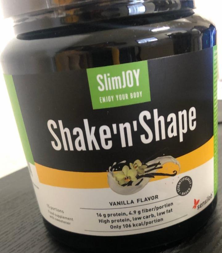 Fotografie - Shape'n'Shake Vanilla flavor SlimJOY