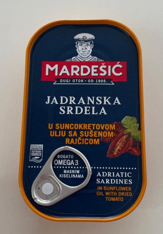 Fotografie - Jadranska srdela u suncokretovom ulju sa sušenou rajčicom Mardešić
