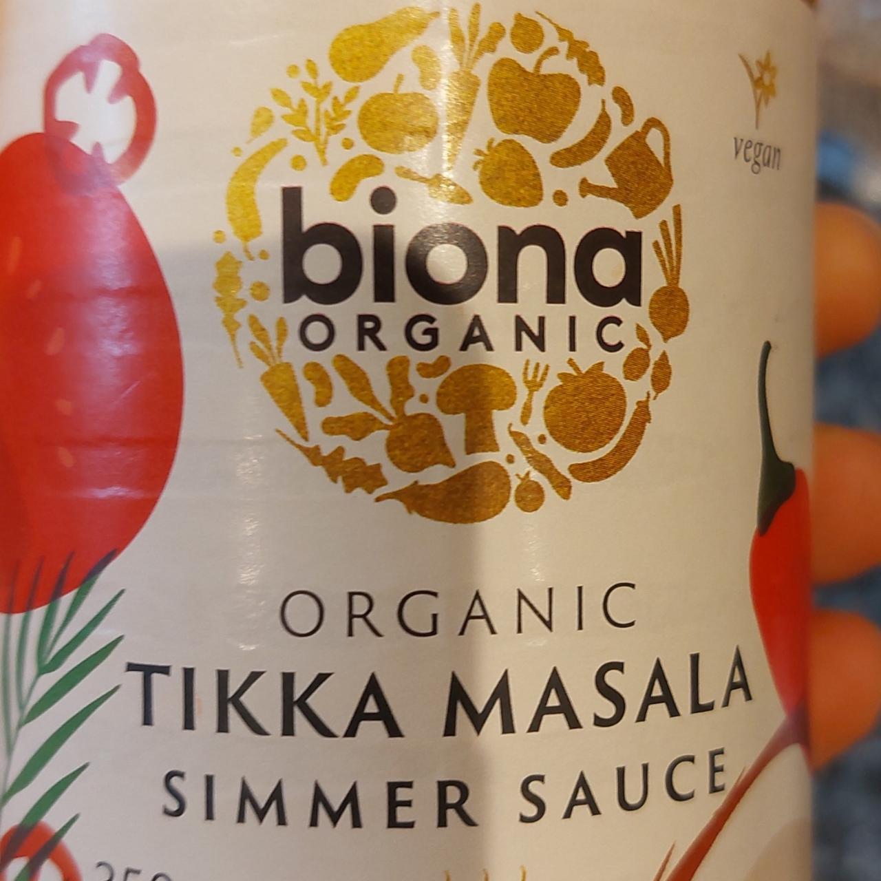 Fotografie - Organic Tikka Masala Simmer Sauce Biona organic