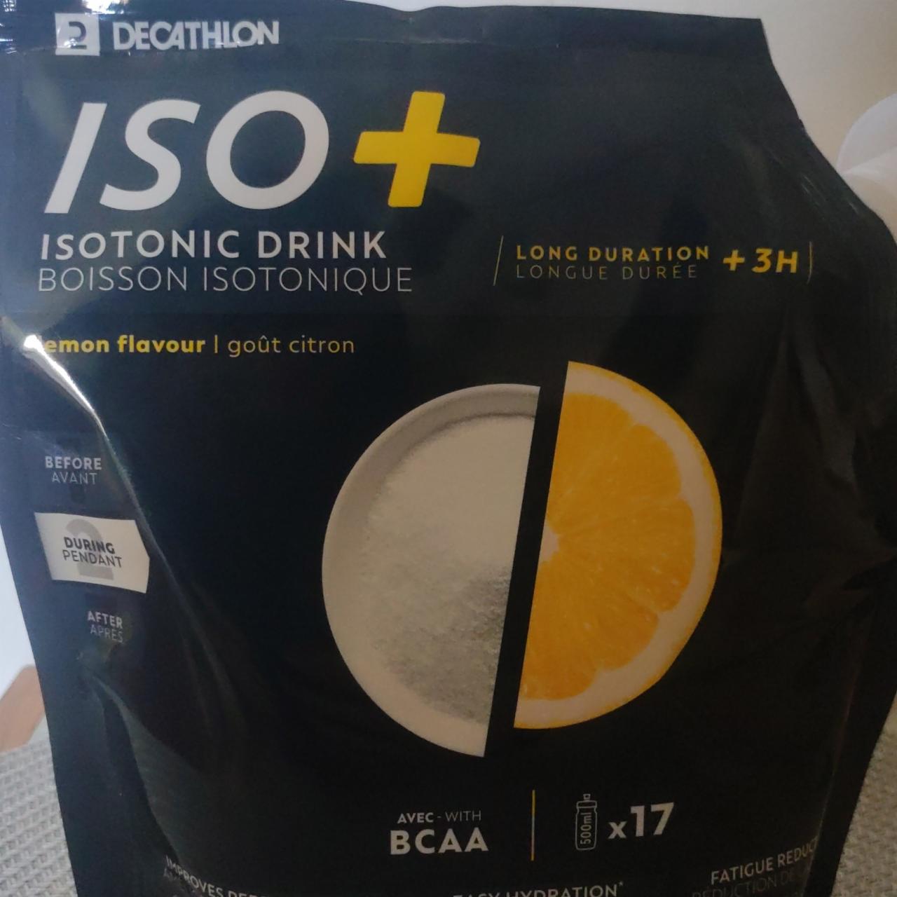 Fotografie - ISO+ Isotonic drink Lemon Decathlon