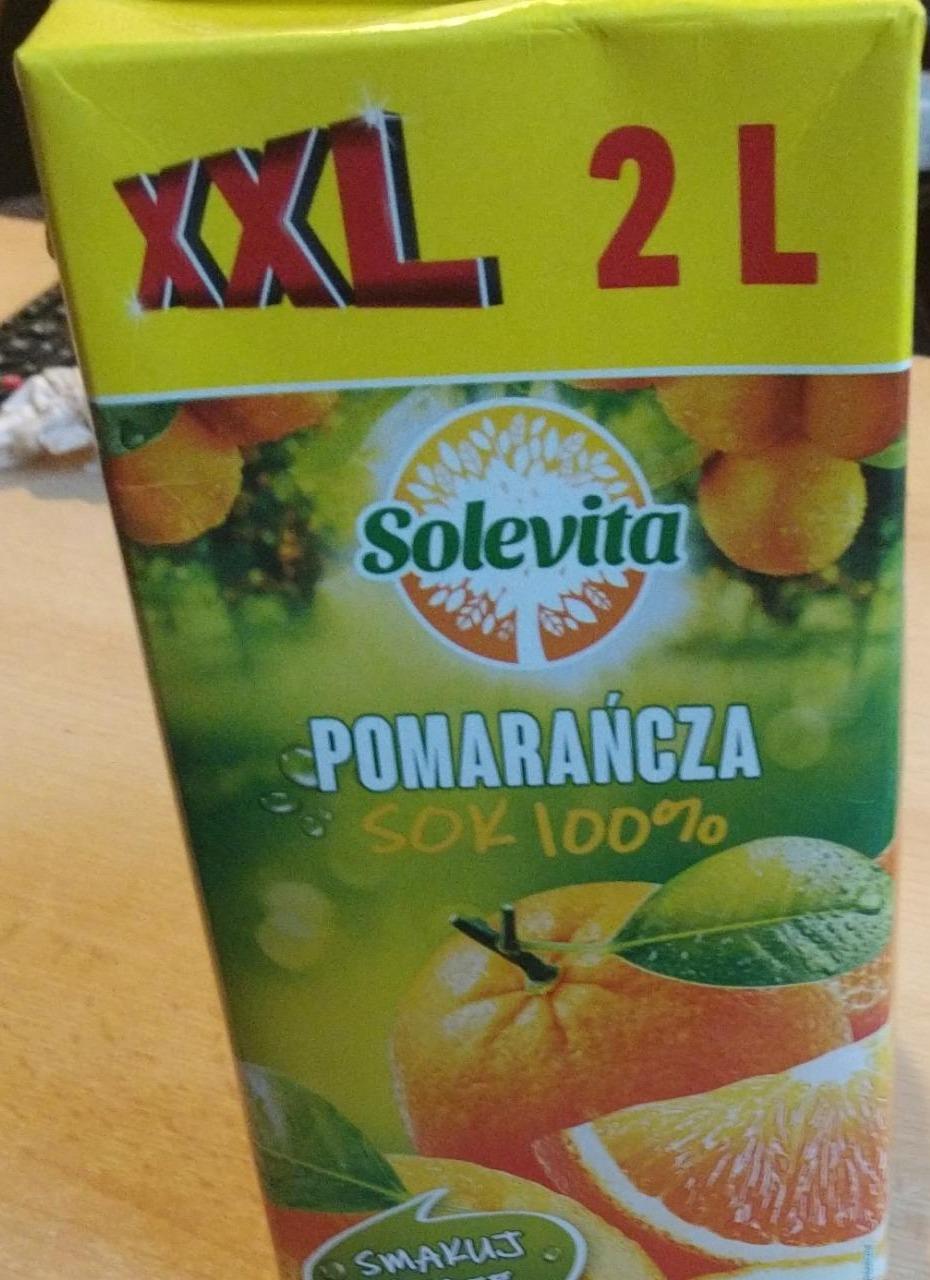 Fotografie - Pomarańcza sok 100% Solevita
