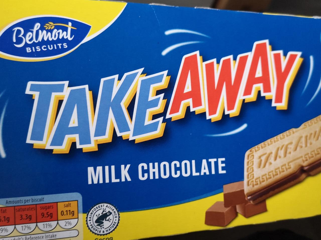 Fotografie - Take Away Milk Chocolate Biscuit Belmont